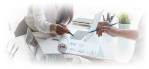 coworkers-discussing-reports-data-insights-65 