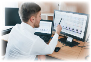 examiner-working-in-office-analysis-77