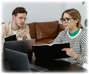 pexels-coworkers-discussing-design-90